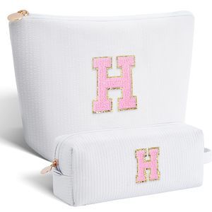 Monogrammed Gifts For Women - Cosmetic Bag For Teen,initial Cute Makeup Bag🤚